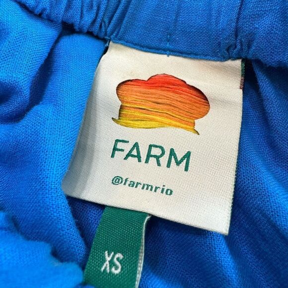 FARM Rio Azure Off-Shoulder Midi Dress - Picture 8 of 11